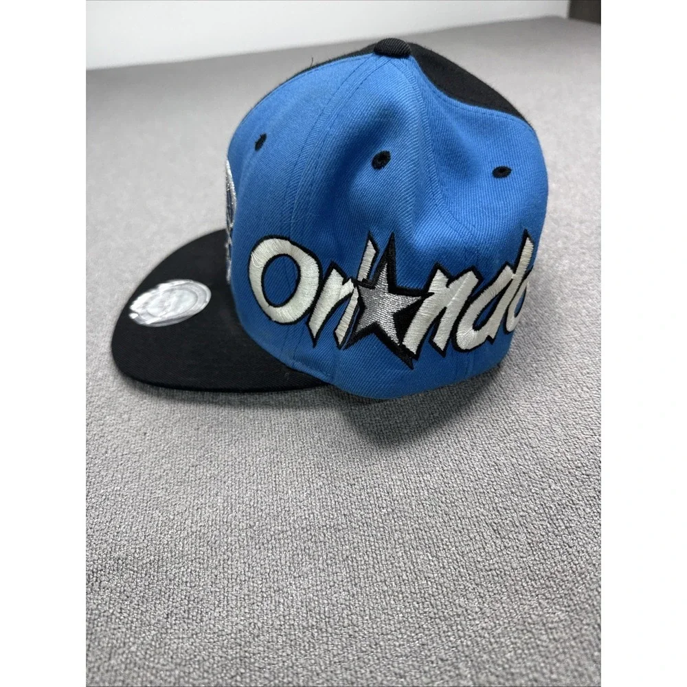 Orlando Magic Snap Back Hat CAP NBA Basketball Black Stars Mitchell Ness Mens